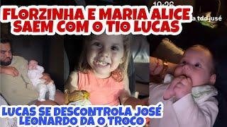 ️VIRGÍNIA FONSECA FLORZINHA E MARIA ALICE SAEM COM O TIO LUCAS ELE SE DESCONTROLA JOSÉ DÁ O TROCO️