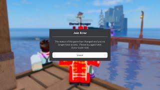 GETTING BANNED IN ROBLOX FISCH