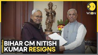 Bihar CM Nitish Kumar resigns, will he form a new alliance with BJP? | Breaking News | WION