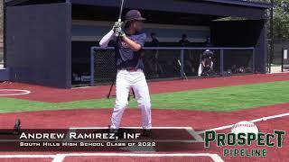 Andrew Ramirez Prospect Video, Inf, South Hills High School Class of 2022