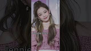 Jennie now vs then! #blackpink #jennierubyjane #kpop #aesthetic #youtubeshorts #fypシ #shorts