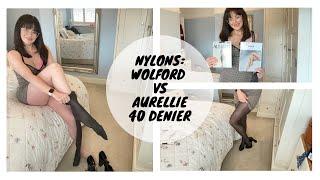 Wolford vs Aurellie | Nylons | 40 Denier | Comparison | Expensive vs Affordable