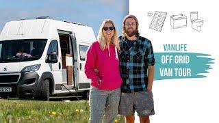 Van tour - Off grid Peugeot Boxer L4 H3 camper conversion for vanlife