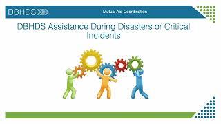 The Role of DBHDS in Virginia's Commonwealth Emergency Operations Plan