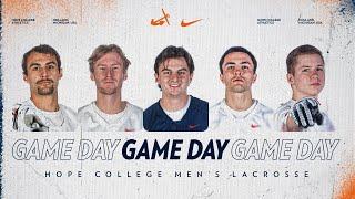 Hope vs. Adrian | Lacrosse 4.9.25 | NCAA D3 Men’s Lacrosse | MIAA Men’s Lacrosse