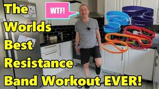 Full Body Resistance Band Workout-No Attachments/Anchors