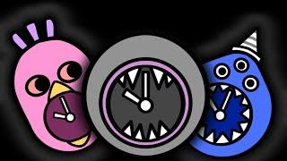 Garten of banban’s characters as clocks