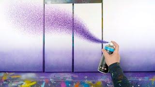 VERY SIMPLE ABSTRACT PAINTING With Acrylic paint  | Gloxinia