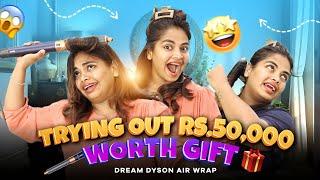 Rs.50,000/- Worth ஆன Dyson Air wrap Worth-ஆ இல்லையானு பாப்போம் வாங்க | Keerthi Shrathah