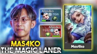 GEEK FAM NEW ROKKIE GOLD LANER IS A MONSTER ON MAGIC HERO | MAS4KO THE MAGIC LANER