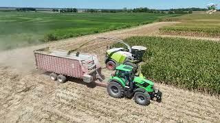 Corn Silage Harvest 2024 with Wuertemberger Chopping