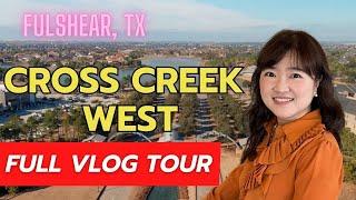 Cross Creek West Vlog Tour Neighborhood for Family and Retirees Fulshear TX