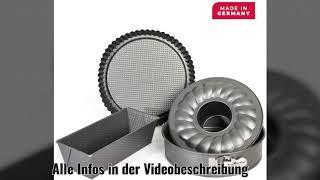 Kaiser Gourmet Kuchenform, Backform Set 4-teilig, Backset mit Springform