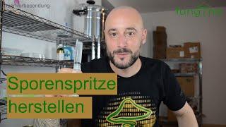 Sporenspritze herstellen - Zuhause Pilze züchten