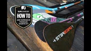 Are expensive SUP paddles worth it? - Race Dr Bryce Dyer