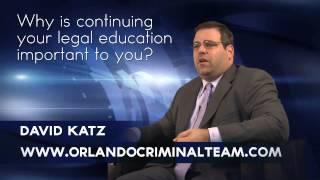 Why is continuing your legal education important to you?