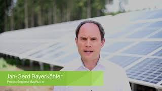 BayWa r.e. builds one of the first solar-wind hybrid plants in Germany