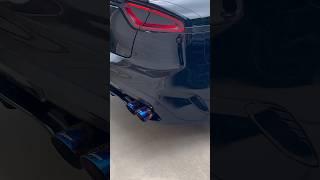 Custom Straight Piped exhaust on Kia Stinger GT #straightpipe  #kdm #kiastinger #twinturbo #exhaust