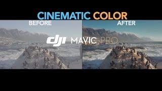 Dji Mavic Pro Professional Polished Cinematic Footage Dlog Test. Before And After