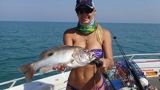 Bikini fishing in the Northern Territory