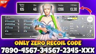 BGMI BEST  SENSITIVITY SETTINGS | BGMI SENSITIVITY CODE TODAY | BGMI ZERO RECOIL SENSITIVITY CODE.