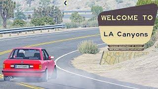 L.A. CANYONS 1.0 EL MEJOR mapa de conducción libre en ASSETTO CORSA