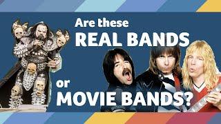 Are these REAL BANDS or MOVIE BANDS? Take the quiz!