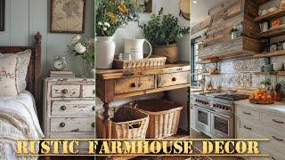 Rustic Farmhouse Decor Ideas: Transform Your Home with Cozy Charm #rusticfarmhouse #decoration