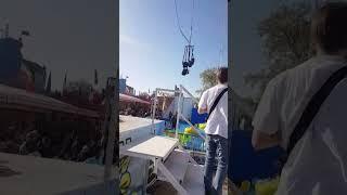 Woman Falls from Ride and Dangles by Feet  | Customer Wars | A&E #shorts