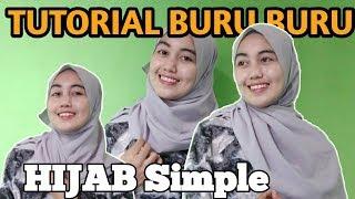 SIMPLE HIJAB TUTORIAL BURU BURU ALA Aisyah Rukmini