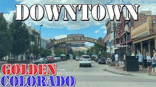 Golden - Colorado - 4K Downtown Drive