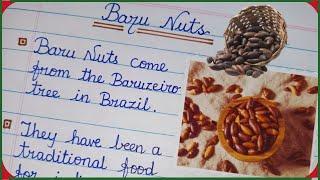 Baru Nuts Essay in 10 Lines | Few Lines About Baru Nuts | Learning on Baru Nuts | Essay on Baru Nuts