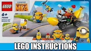 LEGO Instructions - Despicable Me - Despicable Me 4 - 75580 - Minions and Banana Car