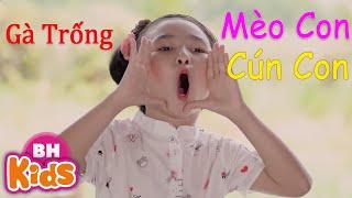 Gà Trống Mèo Con và Cún Con  Candy Ngọc Hà  Nhạc Thiếu Nhi Remix Sôi Động [MV]