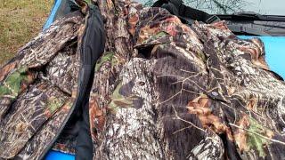 YUKON GEAR MOSSY OAK INSULATED JACKET/ ALL GAME OUTFITTERS MOSSY OAK INSULATED BIB REVIEW!!!