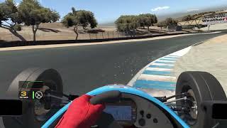 iRacing Onboard Lap: Formula VEE at Laguna Seca 25S2 Trophi AI Fixed