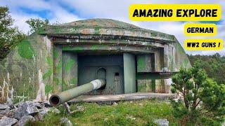 We found REAL German WW2 guns. AMAZING lost place !