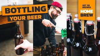 How to bottle homebrew for beginners // Get Er Brewed