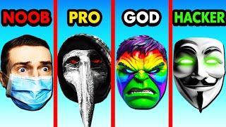 NOOB vs PRO vs HACKER MASK EVOLUTION