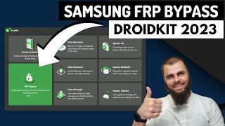 How to Bypass Google Verification with DroidKit I Samsung FRP Unlock I Easy tutorial English 2023