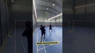 Mr Anil Agrawal #smashhit #badminton #badmintontraining #badmintonlovers #azure #friends #stayfit