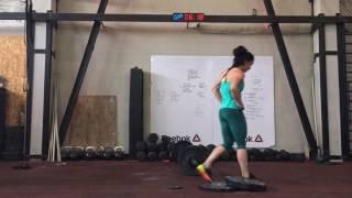 DalmatianThrowdown Oksana Orobets elite women WOD1