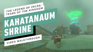 The Legend of Zelda: Tears of the Kingdom - Kahatanaum Shrine Gameplay Walkthrough