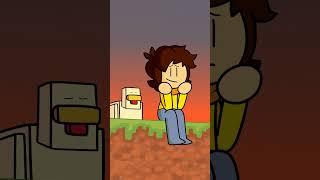 Sunsets in Minecraft (Animated #shorts)