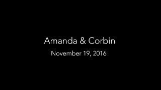 Amanda & Corbin: November 19, 2016