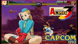 Street Fighter Alpha 3(Zero 3) Expert difficulty Cammy White 2:0 Playthrough