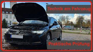 Was du für deine Praktische Führerschein Prüfung am Fahrzeug wissen musst. VW Golf 8