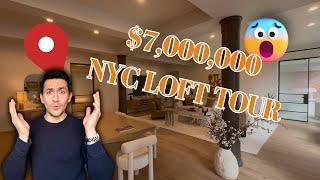 Inside a $7 Million Tribeca Apartment | NYC Luxury Loft Tour