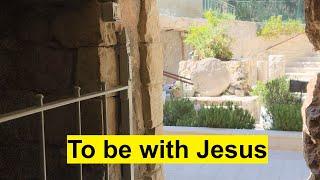 The place where Jesus was crucified and resurrected, according to the Garden Tomb in Jerusalem.