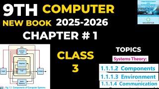 class 9 computer science 2025 chapter 1 class 3 system theory